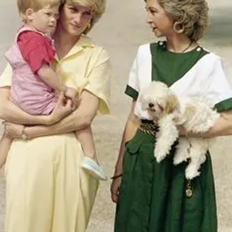 Princess Diana and a few of her pets