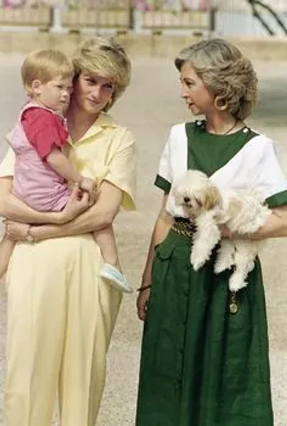 Princess Diana and a few of her pets