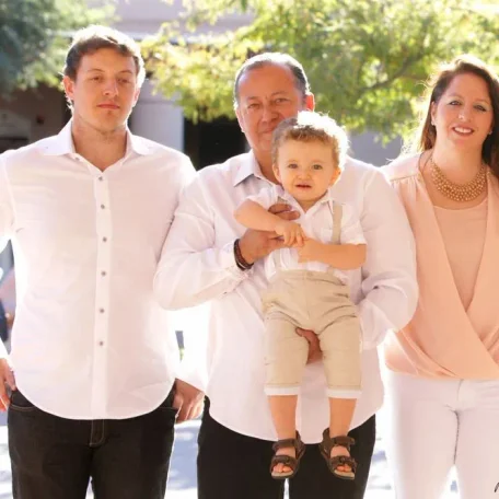 Rodolfo, Christiane, and the Guzzo family