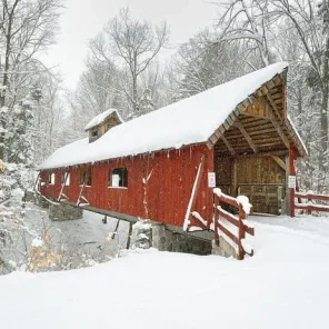 Winter Barns and Covered Bridges