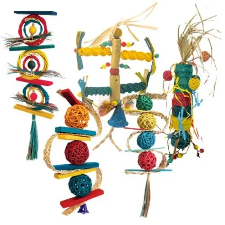 Types of Bird Toys - Store and Home Made