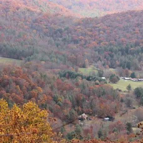 The farm from above - roughly 3000'