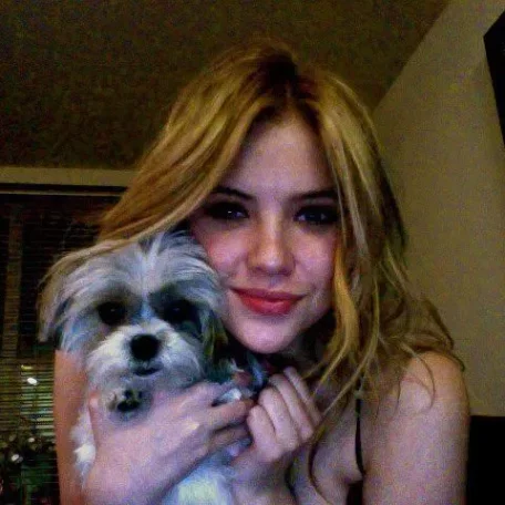 Ashley Benson 
Pet Name: Olive
Breed: Maltese Shih Tzu
Ian Harding
Pet Names: Bailey and Mochi 
Breed: Labradoodle
Trivia: He adopted them through the Adopt LA and Dogs 
Keegan Allen 
Pet Name: Minin 
Breed: Burmese cat 
Lucy Hale 
Pet Name: Ja