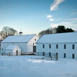 Winter Barns and Covered Bridges
