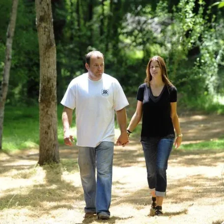 NASCAR couple shares passion for sheltering goats, rabbits, birds, exotic reptiles and even a cow on 177-acre property north of Charlotte.