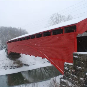 Winter Barns and Covered Bridges