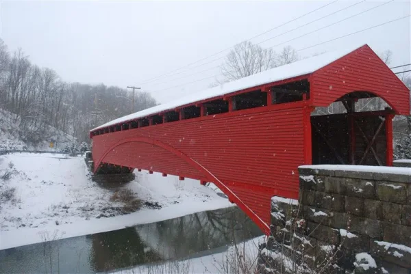 Covered Bridges and Winter Barns