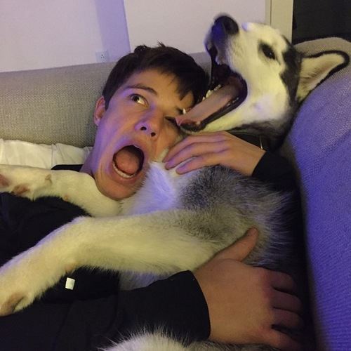 Cameron Dallas Adopts Dog from JJ Spotlight Shoot!