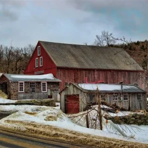 Winter Barns and Covered Bridges