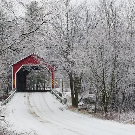 Covered Bridges and Winter Barns