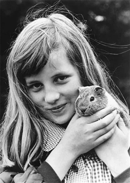 Princess Diana and a few of her pets