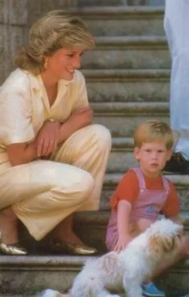 Princess Diana and a few of her pets