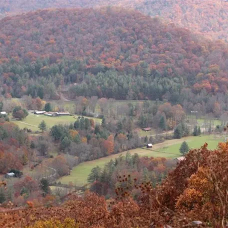 The farm from above - roughly 3000'