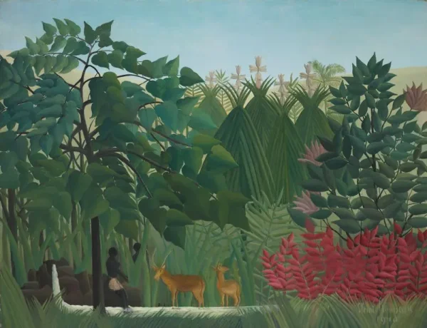 Tranquility in Primitive Artwork