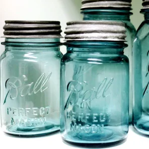 I used ball jars now for food storage as I don't have to be concerned about chemicals leaching from plastic.